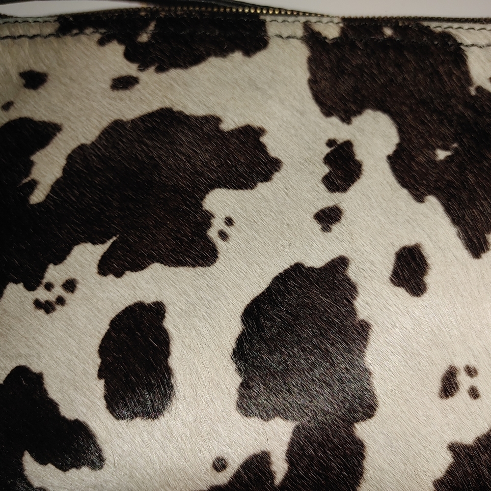 HOBO COWBOY DARCY LEATHER W/ CALFHAIR.  NWT
